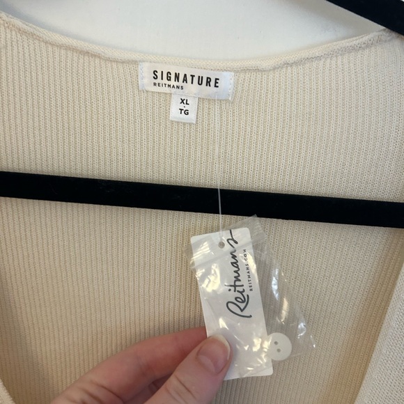 NWT Reitmans cream cardigan size xl - Picture 6 of 13
